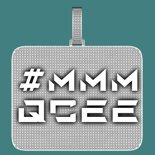 CUSTOM LETTER NECKLACE 3D BIG SQUARE