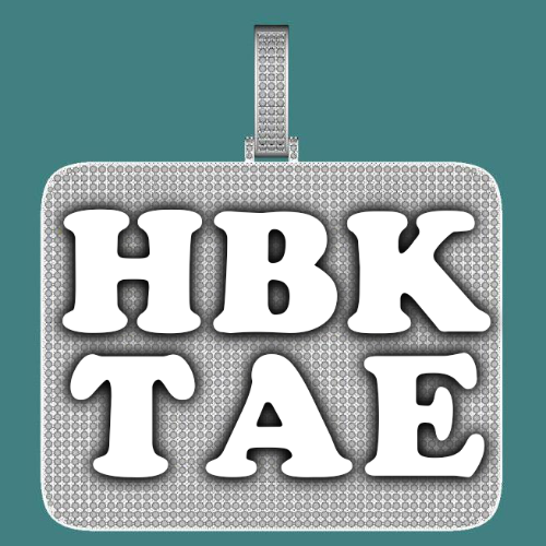 CUSTOM LETTER NECKLACE 3D BIG SQUARE