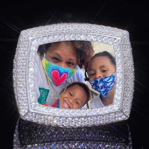 3D CUSTOM PICTURE ICED RING