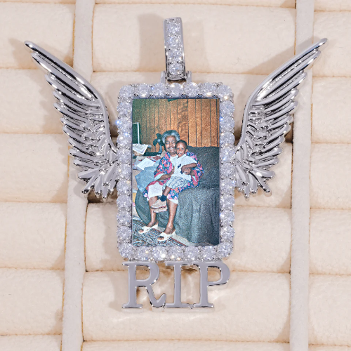 RIP WING 3D CUSTOM PICTURE PENDANT
