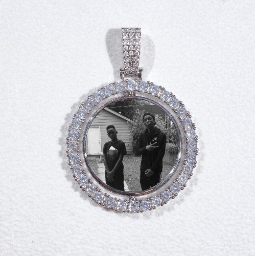 3D Spinning 2-Faced Custom Picture Pendant