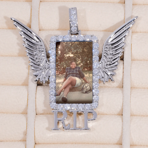 RIP WING 3D CUSTOM PICTURE PENDANT