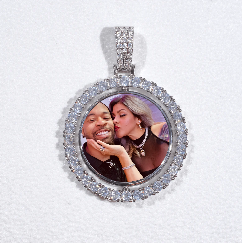 3D Spinning 2-Faced Custom Picture Pendant