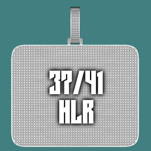 CUSTOM LETTER NECKLACE 3D BIG SQUARE