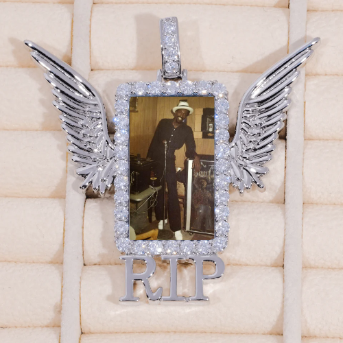 RIP WING 3D CUSTOM PICTURE PENDANT