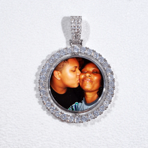 3D Spinning 2-Faced Custom Picture Pendant