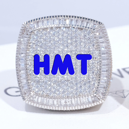 CUSTOM LETTER 3D ICED RING