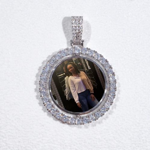 3D Spinning 2-Faced Custom Picture Pendant