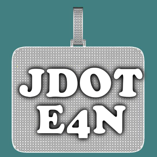 CUSTOM LETTER NECKLACE 3D BIG SQUARE