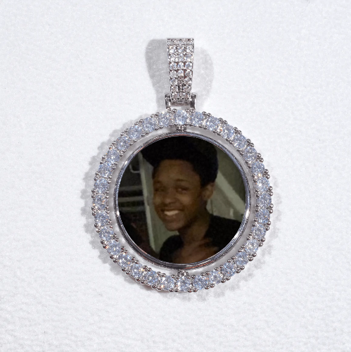 3D Spinning 2-Faced Custom Picture Pendant