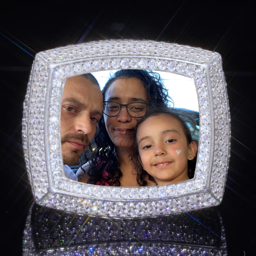 3D CUSTOM PICTURE ICED RING
