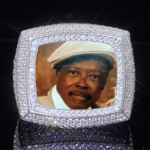 3D CUSTOM PICTURE ICED RING