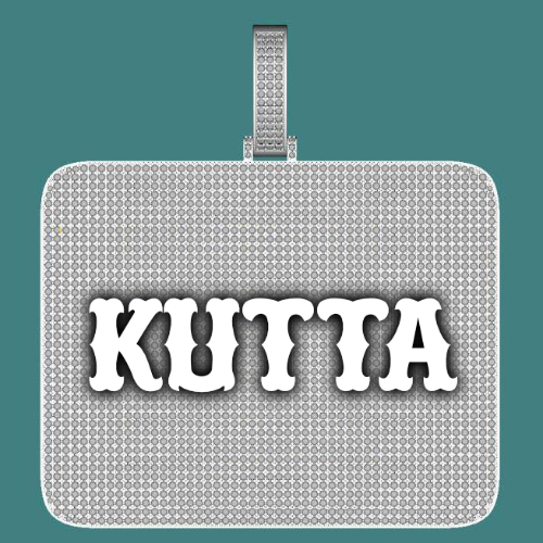 CUSTOM LETTER NECKLACE 3D BIG SQUARE