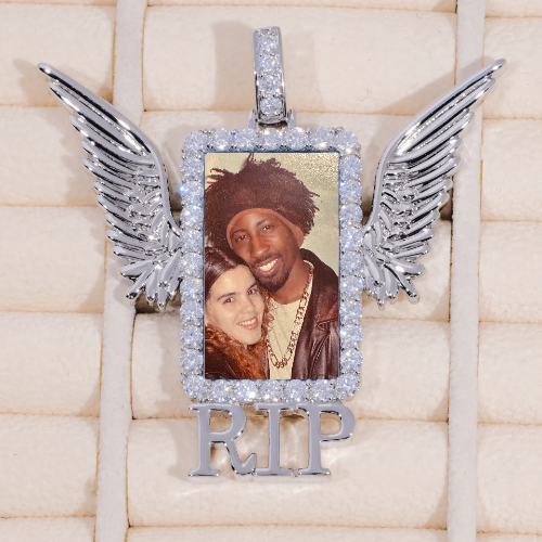 RIP WING 3D CUSTOM PICTURE PENDANT