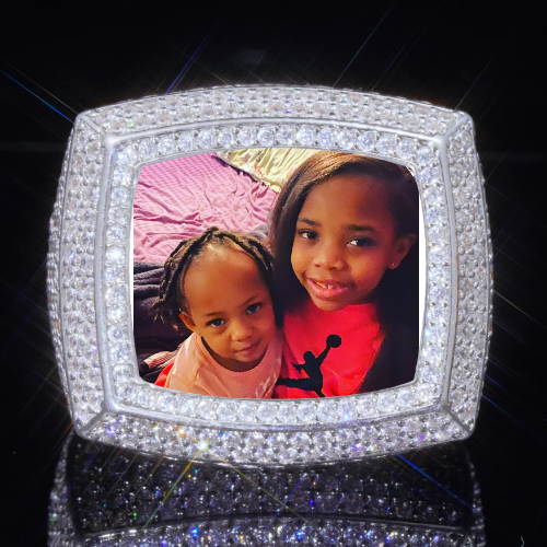 3D CUSTOM PICTURE ICED RING