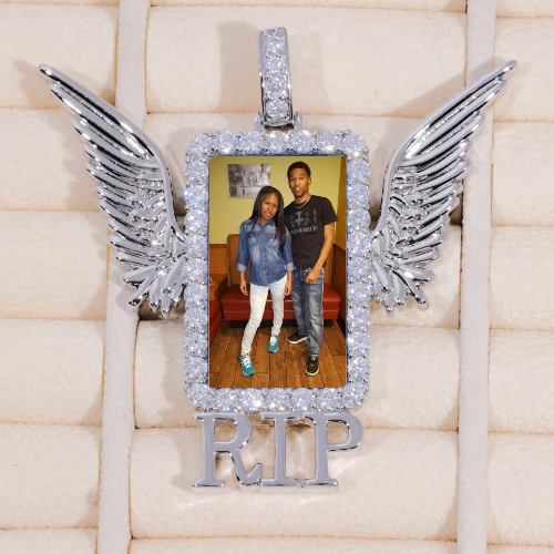 RIP WING 3D CUSTOM PICTURE PENDANT