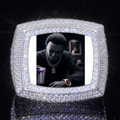 3D CUSTOM PICTURE ICED RING