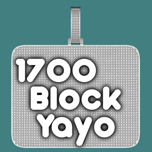 CUSTOM LETTER NECKLACE 3D BIG SQUARE