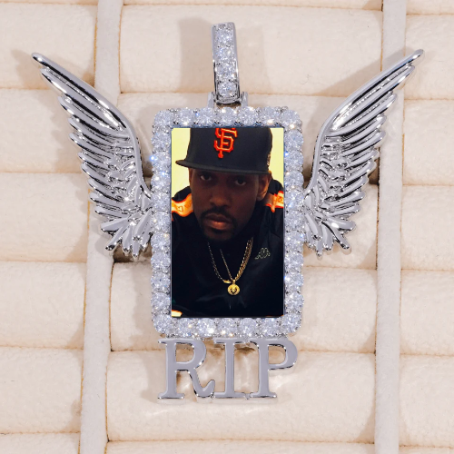 RIP WING 3D CUSTOM PICTURE PENDANT