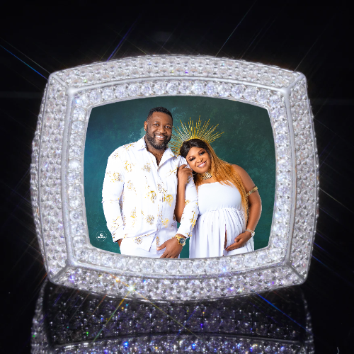 3D CUSTOM PICTURE ICED RING
