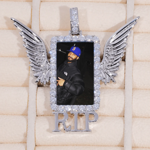 RIP WING 3D CUSTOM PICTURE PENDANT