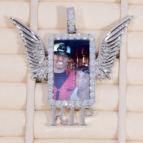RIP WING 3D CUSTOM PICTURE PENDANT
