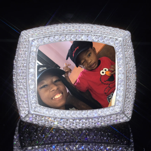 3D CUSTOM PICTURE ICED RING