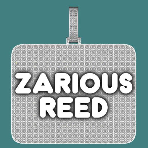 CUSTOM LETTER NECKLACE 3D BIG SQUARE