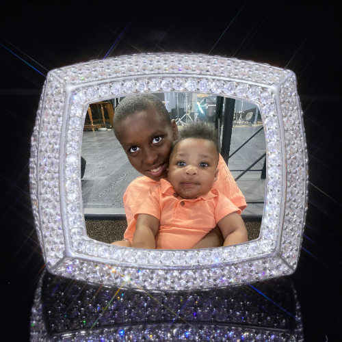 3D CUSTOM PICTURE ICED RING