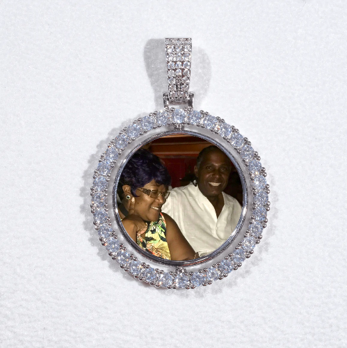 3D Spinning 2-Faced Custom Picture Pendant