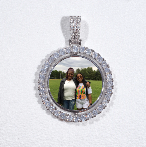3D Spinning 2-Faced Custom Picture Pendant