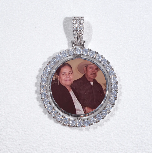 3D Spinning 2-Faced Custom Picture Pendant