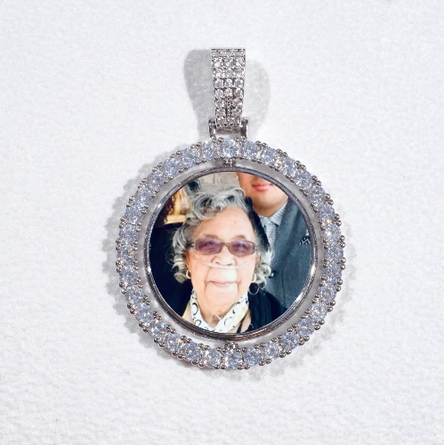 3D Spinning 2-Faced Custom Picture Pendant
