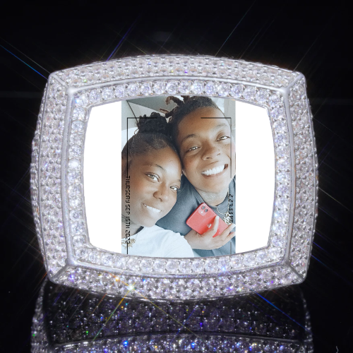 3D CUSTOM PICTURE ICED RING
