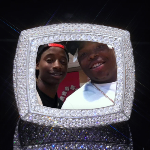 3D CUSTOM PICTURE ICED RING