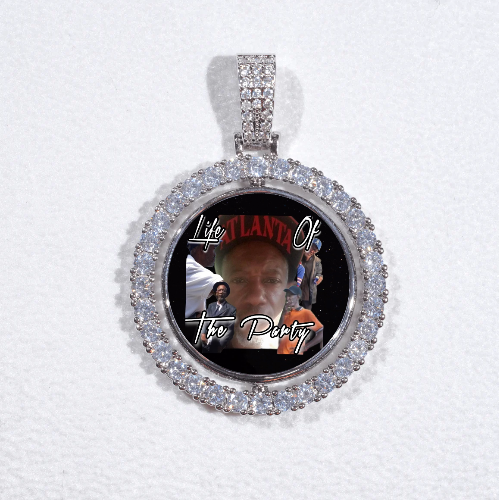 3D Spinning 2-Faced Custom Picture Pendant