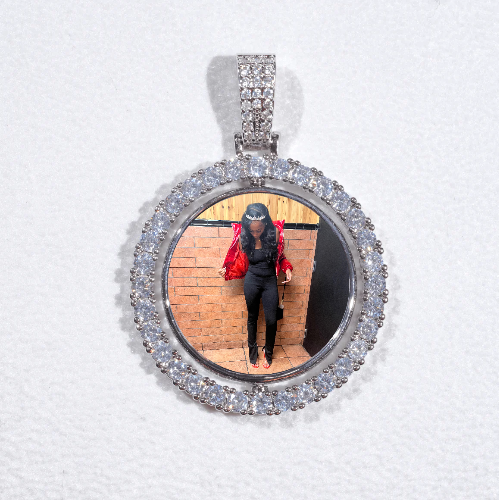 3D Spinning 2-Faced Custom Picture Pendant