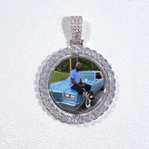 3D Spinning 2-Faced Custom Picture Pendant
