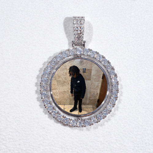 3D Spinning 2-Faced Custom Picture Pendant