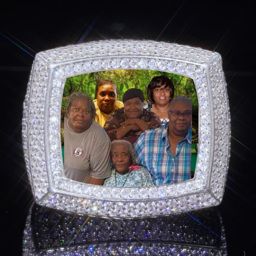 3D CUSTOM PICTURE ICED RING