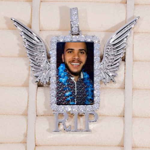 RIP WING 3D CUSTOM PICTURE PENDANT