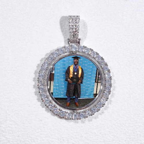 3D Spinning 2-Faced Custom Picture Pendant