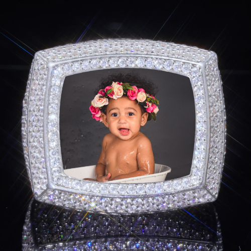 3D CUSTOM PICTURE ICED RING