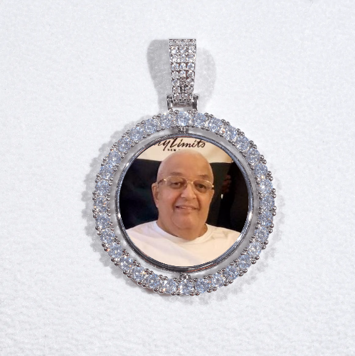 3D Spinning 2-Faced Custom Picture Pendant
