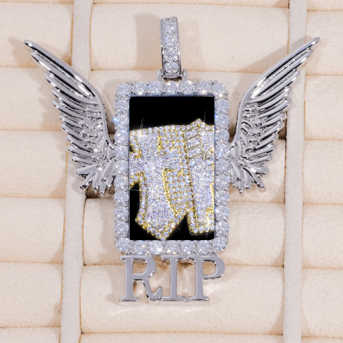 RIP WING 3D CUSTOM PICTURE PENDANT