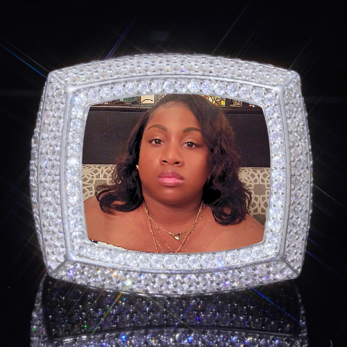 3D CUSTOM PICTURE ICED RING