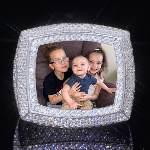 3D CUSTOM PICTURE ICED RING