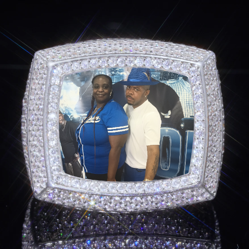 3D CUSTOM PICTURE ICED RING