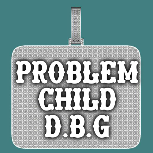 CUSTOM LETTER NECKLACE 3D BIG SQUARE