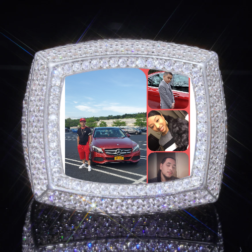 3D CUSTOM PICTURE ICED RING